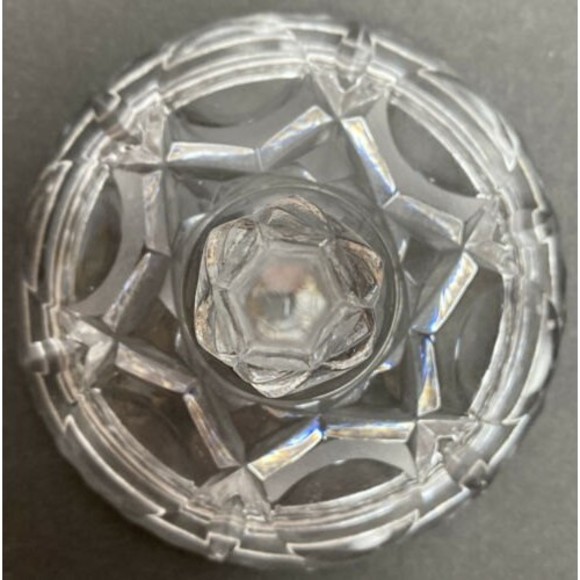 Clear & Matte Glass Creamer and Sugar with Lid‎ Set - Picture 4 of 11